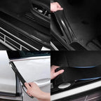 Matte Black Glossy Carbon Fiber Vinyl Wrap Film Window Trim Strip Car Stickers Decal Motorcycle Vehicle Interior Car Mobile World
