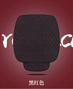 Universal Flax Car Seat Cover Front Rear Cushion Comfortable Breathable Protector Mat Four Season Pad Auto Interior Accessories