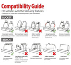 Universal Car/Motors Seat Cover Automotive Interior Supplies (Available in both front and full seat covers) Car Mobile World