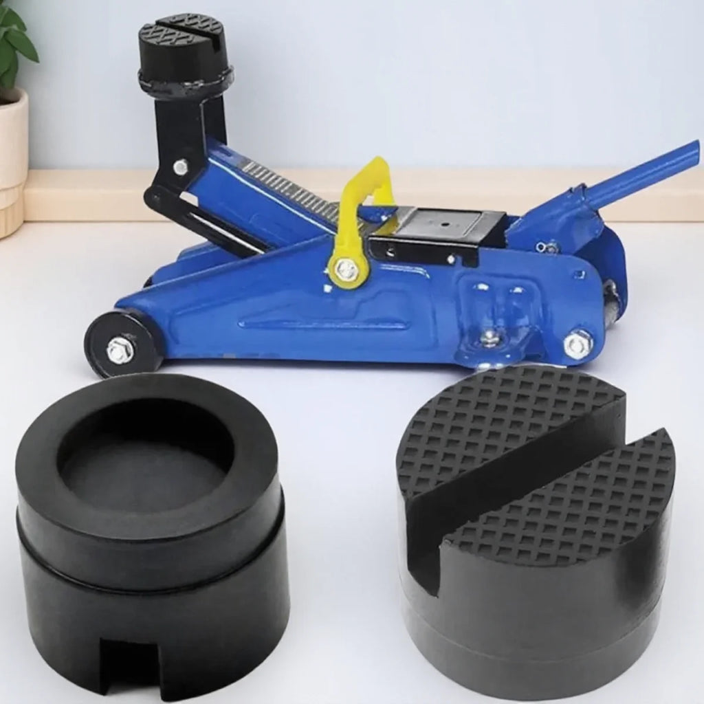 Car Floor Slotted Rubber Jack Pads Frame Protector Adapters Lifting Equipment Car Repair Tools CM World