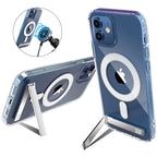 Clear Magnetic Phone Case with Kickstand for iPhone 17 Pro Max Air 16 15 14 Plus 13 12 11 Mini for Wireless Charging Back Cover Car Mobile World