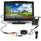 Easy Installation Rear View Backup Camera 4.3/5 Inch Car LCD Monitor for Vehicle Van Night Vision Reverse Video Parking CM World