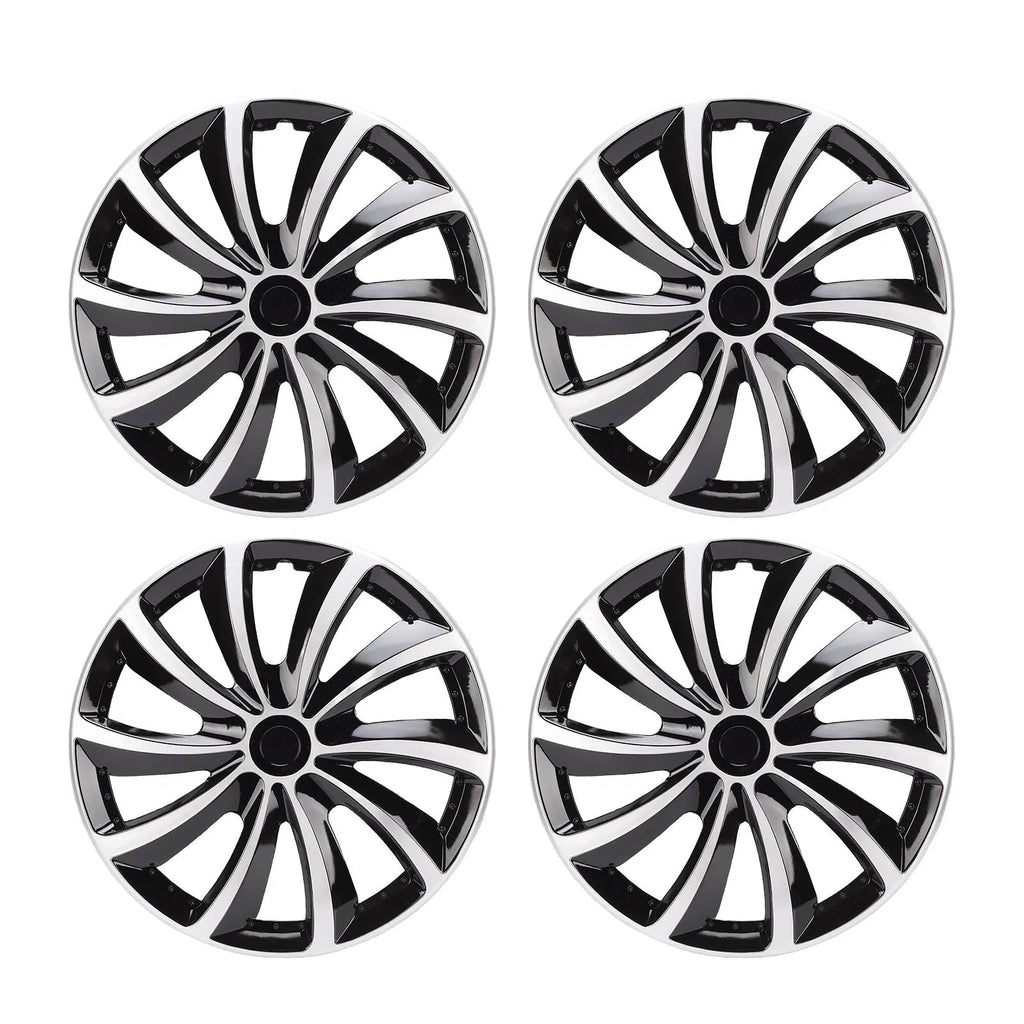 4 Pcs 16 Inch Hubcaps Anti Scratch Protection Stylish Look Universal Fit R16 Wheel Rim Cover for Most Cars Truck SUV CM World