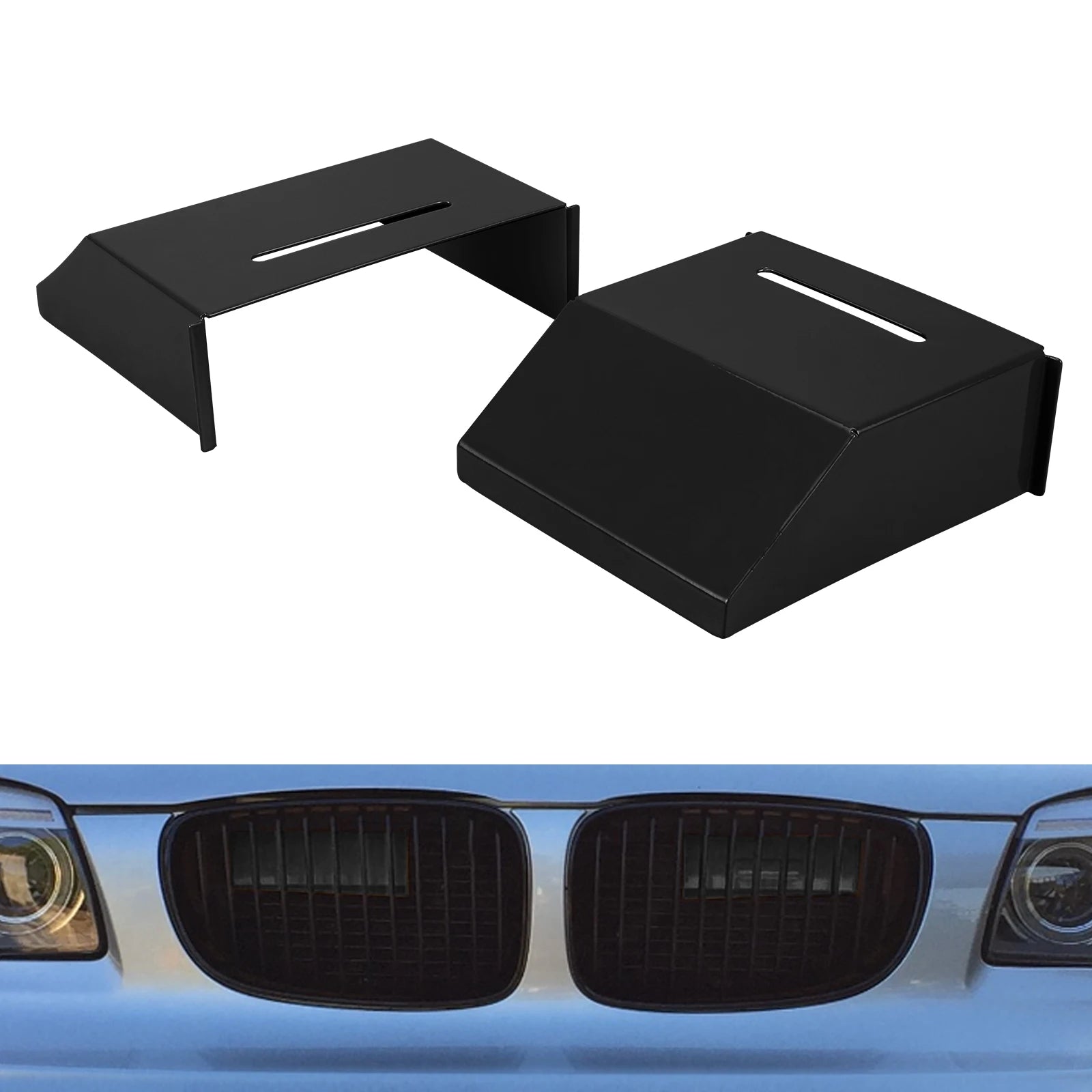 Aluminium Air Intake Scoops For BMW N43 N47 E81 E82 E87 E88 116i 116d 118i 118d 120i 120d 123d 2004-2012 4 Cylinders CM World