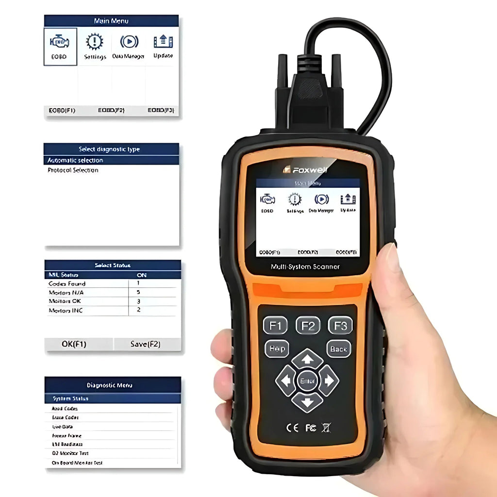 Foxwell NT530 PLUS WIFI Multi-System Scanner Universal Auto Diagnostic Tool for Chrysler Nissan Porsche BMW Benz GM PK NT680 Car Mobile World
