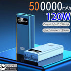 120W 200000mAh Power Bank Super Fast Charging Battery High Capacity Digital Display Power Bank For iPhone Samsung Huawei Car Mobile World