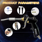 Portable High Quality Japanese Stainless Bearring Tube Dry Wash Tornado Blowing Gun Tornador Gun with Air Regulation CM World
