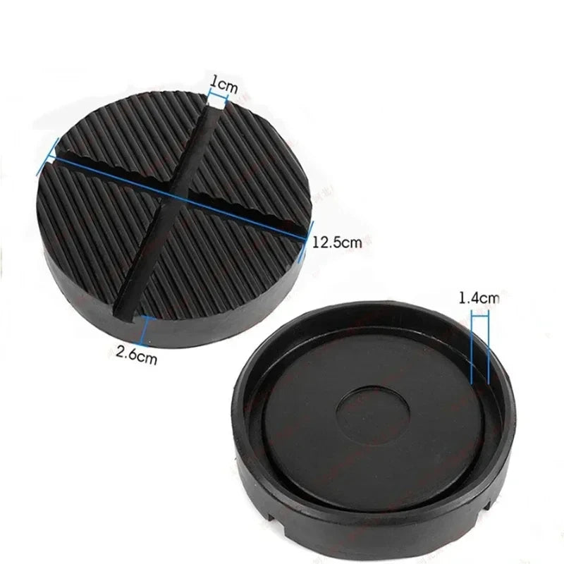 Universal Floor Slotted Car Jack Rubber Pad Pressure Resistant Jacking Tool Pinch Weld Side Lifting Disk For Lexus Subaru Fiat CM World