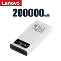 Lenovo 500000mAh 140W Power Bank Super Fast Charging High Capacity Digital Display Battery Pack Powerbank for iPhone Samsung
