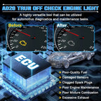 2026 XTOOL Advancer AD20 Bluetooth OBD2 Scanner On Android IOS Universal Car Diagnostic Tools Super Mini AD20 OBD II Code Reader Car Mobile World