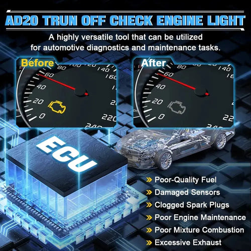 2026 XTOOL Advancer AD20 Bluetooth OBD2 Scanner On Android IOS Universal Car Diagnostic Tools Super Mini AD20 OBD II Code Reader Car Mobile World