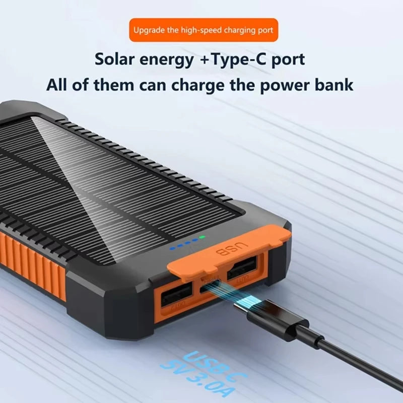Lenovo NewSolar PowerBank Portable 500000mAh Large Capacity Super Fast Charging Outdoor External Battery For Huawei Samsung 2026 Car Mobile World