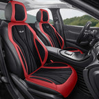 Luxury Suede Leather Car Seat Cover Full Set Non Slip Seat Cushion Car Accessories Interior Universal Car Seat Protective Covers CM World