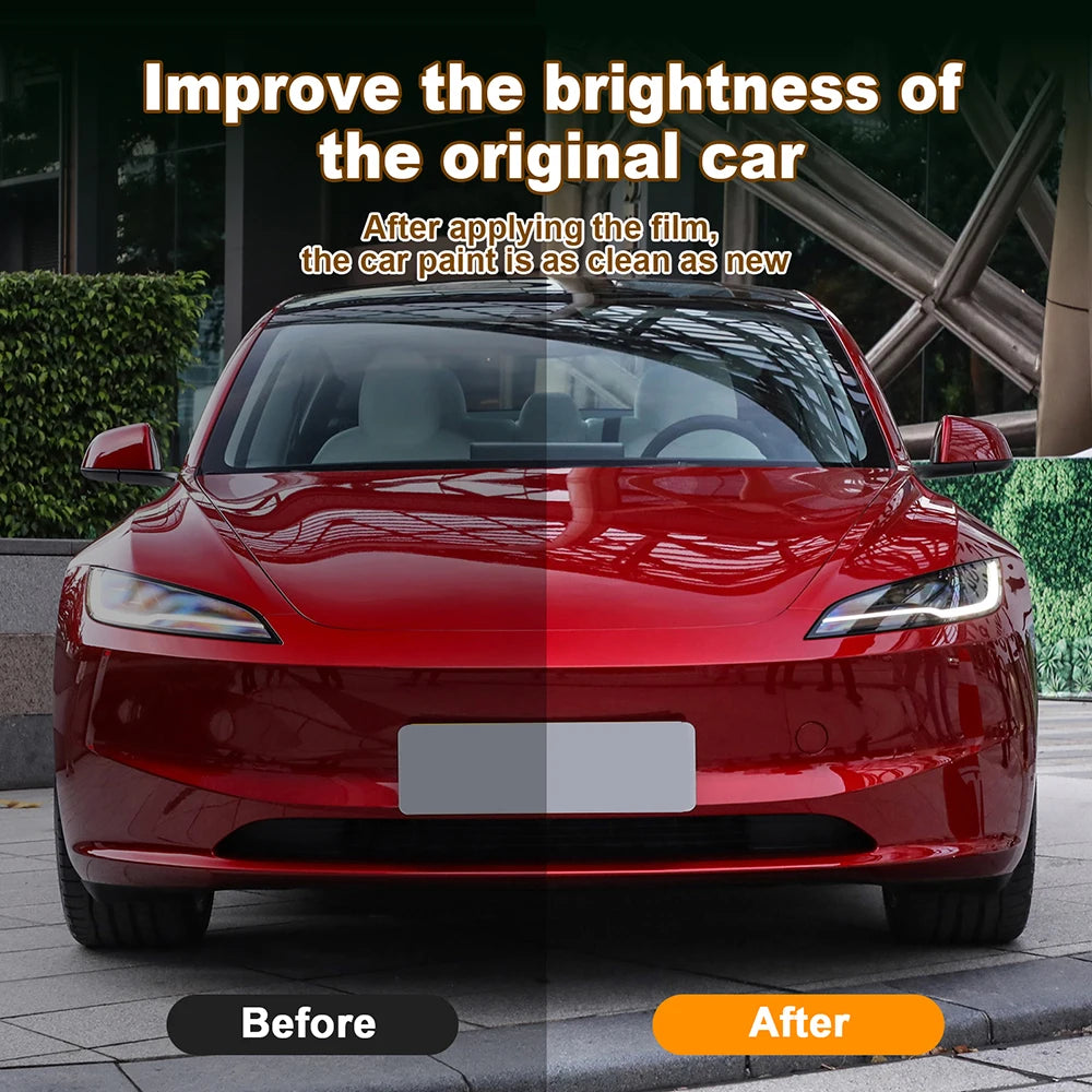 For Tesla Model 3 2017-2024 Door Edge Guard Clear TPU Paint Protection Film Anti Scratch 4PCS Front Rear Kit Invisible Shield Car Mobile World