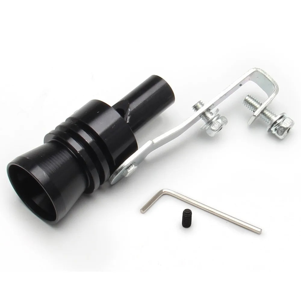 HQ General Car Motorcycle Tail Throat Whistle Turbo Exhaust Pipe Turbine Whistle Motorcycle Sound Simulator  Auto Accessories