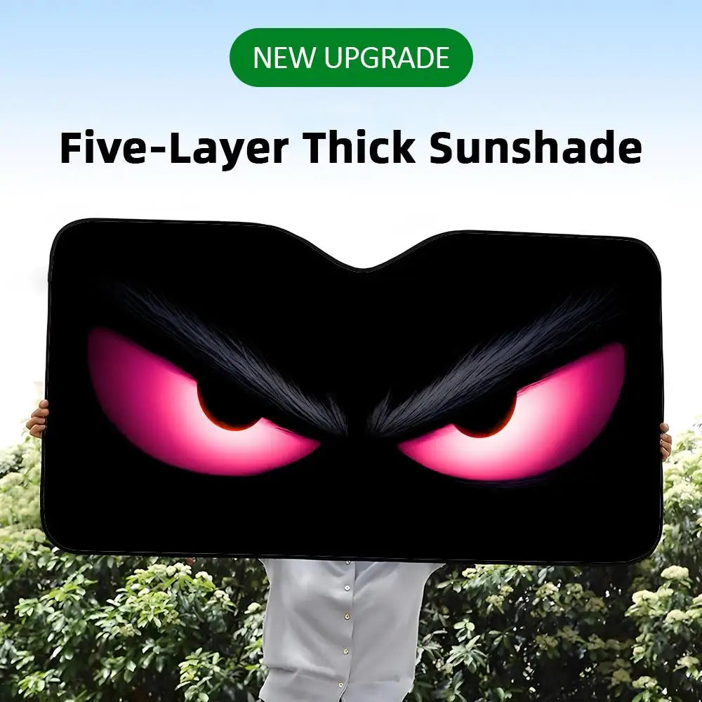 The gaze in the darkness Sun Visor Foldable Universal Car Windshield Sun Shade UV Protection Heat Insulation Foldable Cover