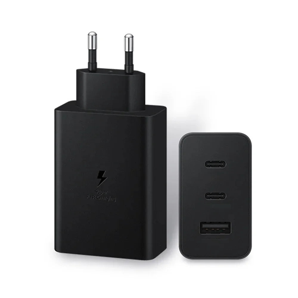 USB Charger 65W/45W Type C Fast Charging Mobile Phone Charger Wall Adapter For iPhone Samsung Xiaomi Huawei PD Quick Charge Car Mobile World