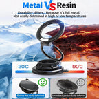 HAPPORIA Magnetic Vacuum Car Phone Holder 360 Adjustable Strong Suction Mount Foldable Stand for iPhone Samsung Universal