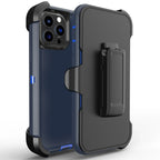 Luxury OTT Armor BOX Phone Case for IPhone 17 Air 16 15 14 Plus 13 12 Pro Max Soft Bumpers with Belt Clamp Protective Hard Cover