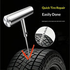 Hot Car Tire Repair Kit With Box Tire Puncture Emergency Repair Tools Car Motorcycle Bicycle Tyre Repairing Tool Set Easy To Use