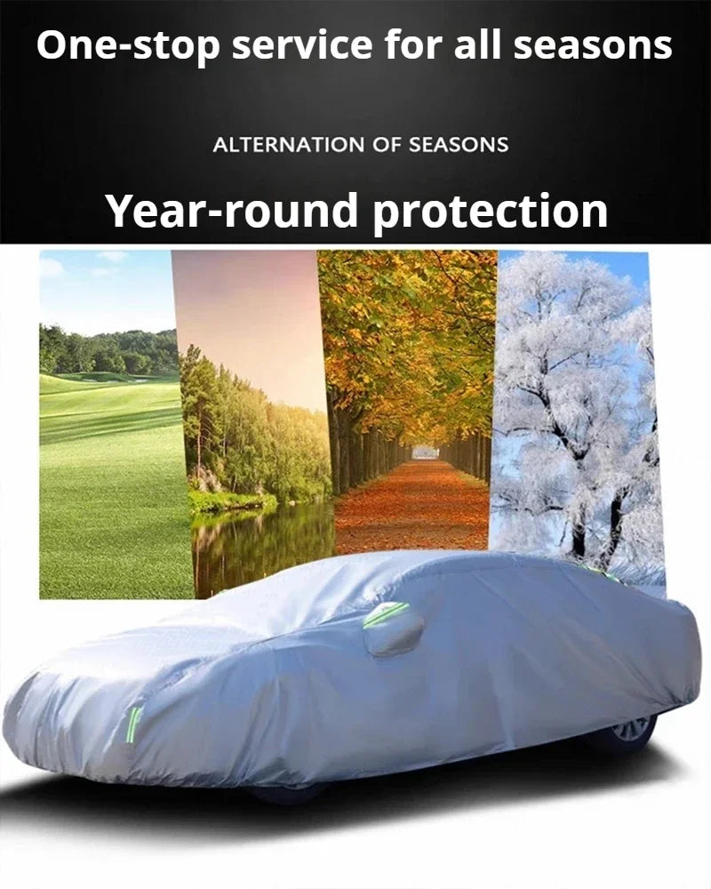 BOOMBLOCK Hatchback M Waterproof Dustproof Car covers for Mini Cooper R50 R53 Citroen C2 Suzuki Swift Alto Fiat 500 Accessories CM World