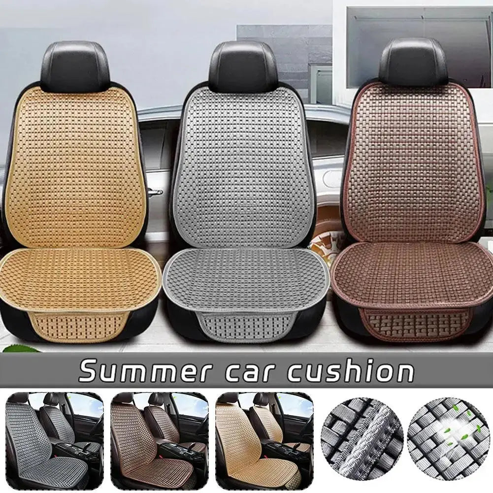 Car Cushion Summer Cool Cushion Ice Silk Seat Cover Car Cushion Seasonal Universal Cool Cushion Car Mobile World