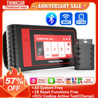 THINKTOOL MINI/MINI2 Car Scanner Auto All System Diagnostic Tool 28 Reset Scan Tool Bidirectional Control ECU Coding Code Reader Car Mobile World