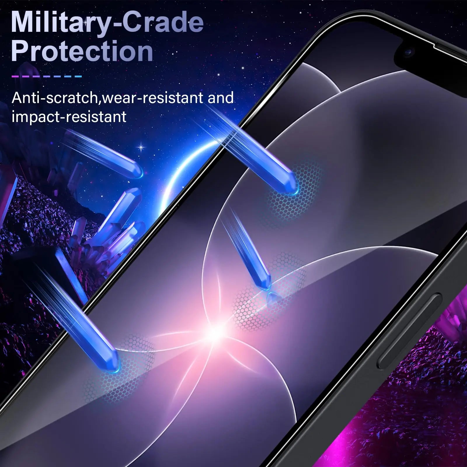 Screen Protector For iPhone 17e Apple 6.1 inch Tempered Glass HD 9H Transparent Clear Anti Scratch Case Friendly Car Mobile World