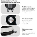 360 Rotation Universal Cell Phone Holder Stand Windscreen Windshield Dashboard Mount Mobile GPS Bracket Support Car Trunk Pickup CM World