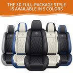 Five-Seat Car Seat Covers Full-Coverage Design Sleek Elegant Universal Fit for Most Vehicles Car Mobile World