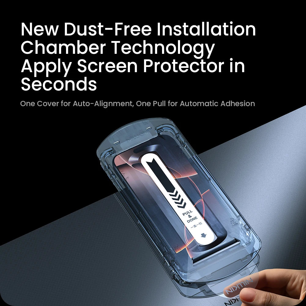 Nillkin For iPhone 18 Pro Max 17 Pro Max 17 Air 16 Pro Max 16 Plus H+Pro AR 9H Scratch Resistant 3D Arc Edge Screen Protector