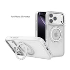 Cover For iPhone 17 pro case 17 Pro Max Case with 360° Rotatable Matte Magnetic Ring Hidden Stand Drop-Proof Protection