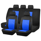AUTOKING Car Seat Covers Tire Texture Press Breathable Fabric Seat Covers for Car 3 Zipper for Rear Seat Backrest CM World