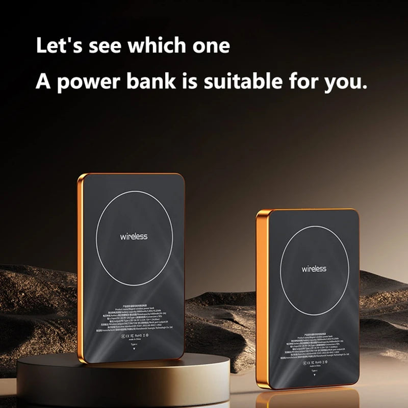 Lenovo 10000mAh UltraSlim Power Bank Magnetic Wireless Fast Charging CCC Portable Battery For MagSafe Apple Watch iPhone Samsung Car Mobile World