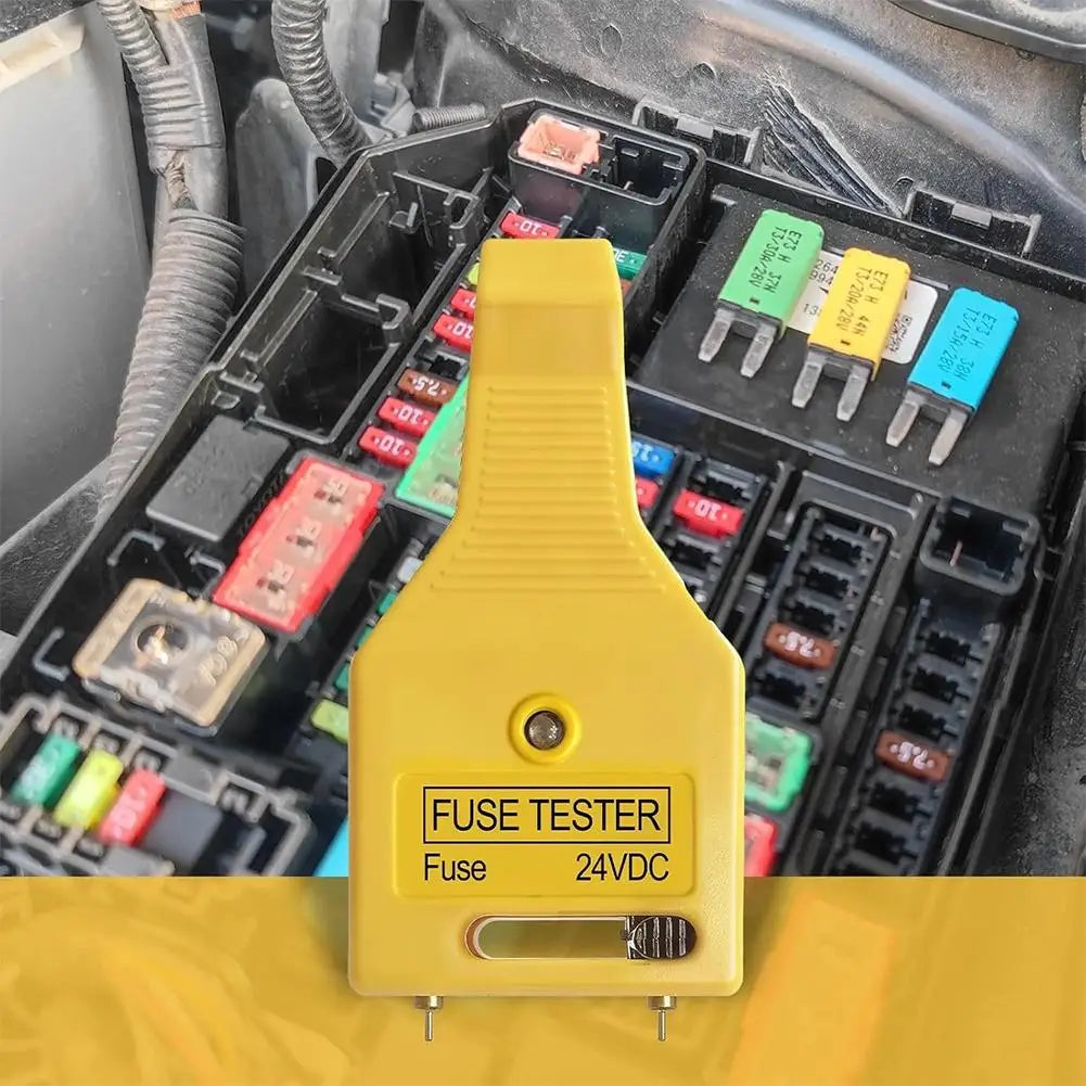 2 in 1 Car Fuse Tester Puller Tool, Portable Automotive Blade Fuse Checker with LED Indicator, Fuse Removal Tool for Auto Repair