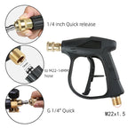 High Pressure Washer PA Foam Pot 1/4" Quick Plug Universal Spray Gun Household Snow Foam Cannon Nozzle Car Washing Water Gun CM World