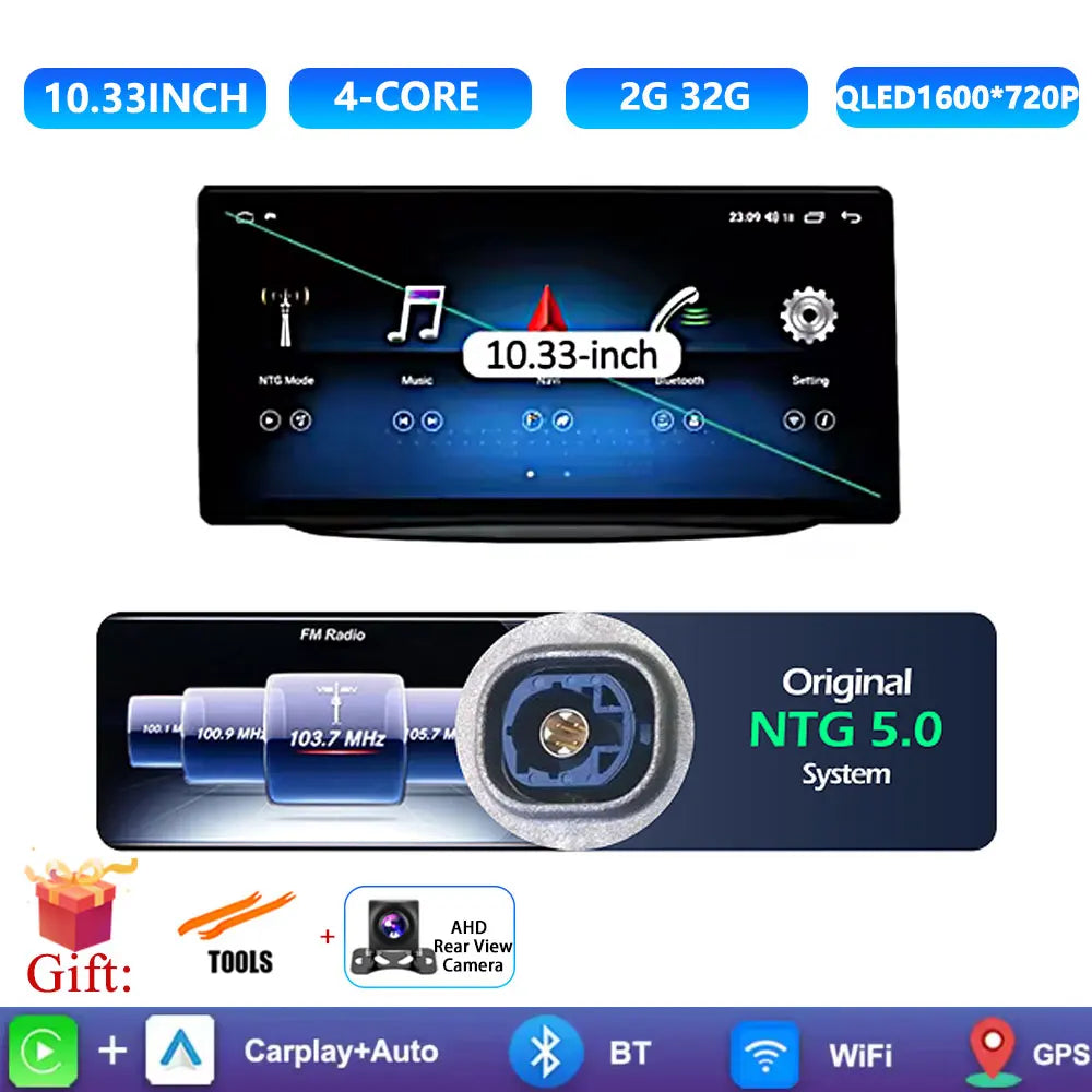For BENZ B CLASS W246 2011 - 2018 Android 16 Carplay WiFi HD Screen GPS Navi Auto Accessories Car Radio Video Multimedia player CM World
