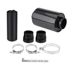Universal 3" Racing Carbon Fiber Cold Feed Induction Kit Air Intake Kit Air Filter Box With Fan or Wihout  Fan CM World