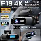Dash Cam for Cars 4K UHD Recording Front Rear Car Camera HDR Night Vision Recorder Built in Wi-Fi 24H Parking Mode APP Monitor Car Mobile World