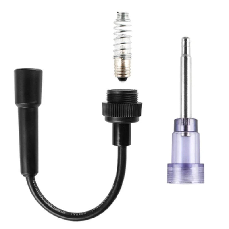 1PC Automotive Spark Plug Ignition Tester Engine Start Test Troubleshooting Diagnostic Repair Tool Jump Start Gauge Inspection CM World