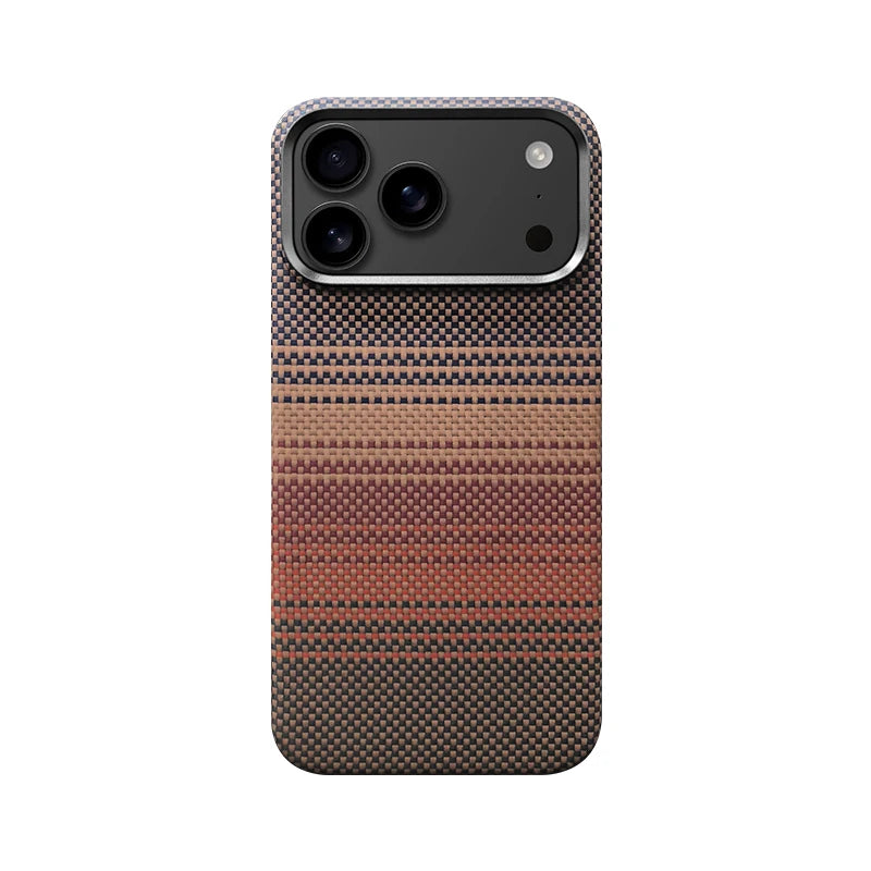 Ultra Slim Real Aramid Kevlar Carbon Fiber Business Case For IPhone 17 Air Pro Max Magnetic Charging Shockproof Protective Cover Car Mobile World