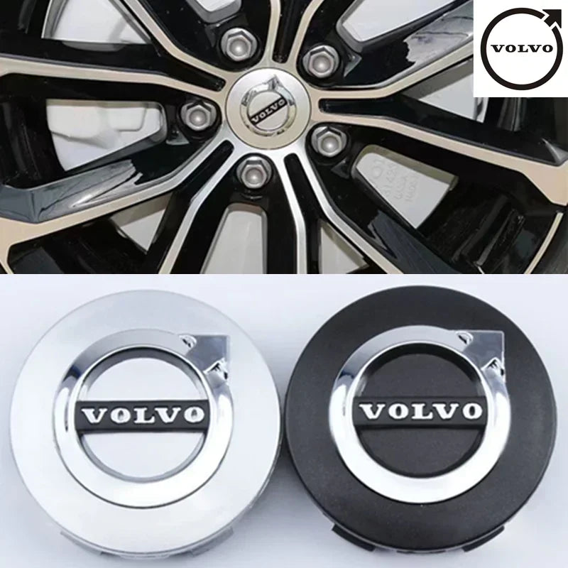 UU- 64mm new Volvo hub cover XC60S60/V60/S60/V40/S90/XC90 wheel center cover logo car tire cover decoration spot speed delivery