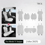 Ice Silk Seat Cushion for Tesla Model 3 Y Juniper 2025 Breathable Mat Seat Cover Cushion Replacement Pad Summer Car Accessories Car Mobile World