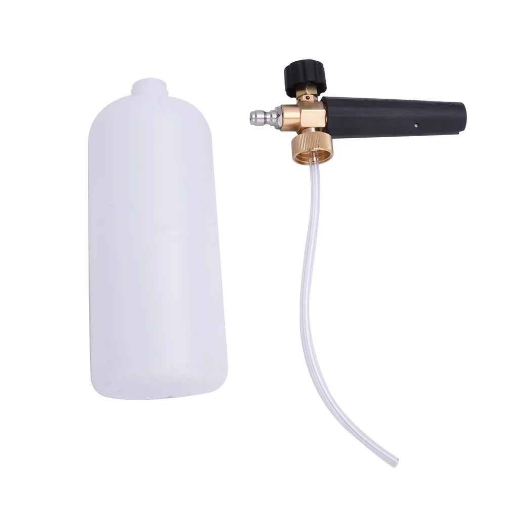 High Pressure Washer PA Foam Pot 1/4" Quick Plug Universal Spray Gun Household Snow Foam Cannon Nozzle Car Washing Water Gun CM World