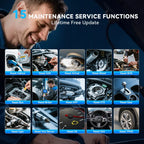 MUCAR 632 AI Automotive Tools Life Free Obd2 Scanner CANFD 15 Reset 4 System Life Free Bidirectional Diagnostic Auto OBD Scanner