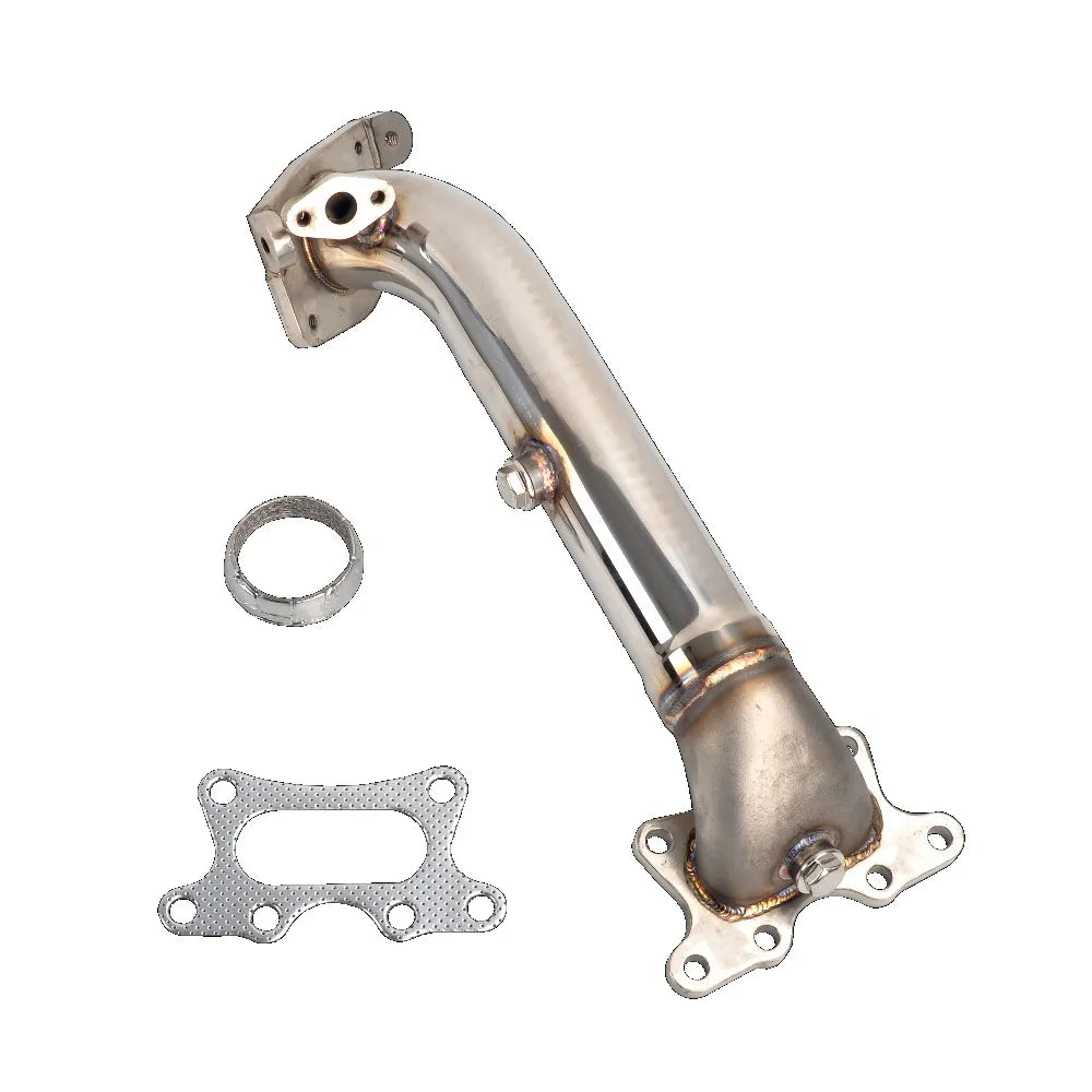 T-304 Stainless Steel Exhaust Downpipe Gasket Kit For 2006-2011 Honda Civic FG1 FA1 1.8L R18A1 USA Stock