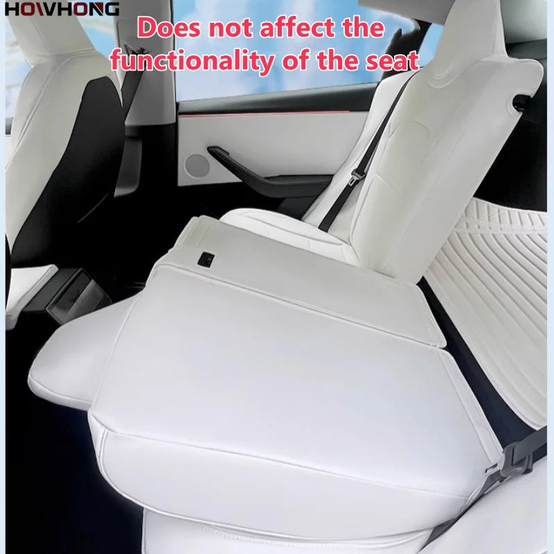 Car Seat Cover For Tesla Model 3 2024-2026 Highland RWD RWA Standard Nappa Leather or 8 Grade Anti Fouling Interior Accessories Car Mobile World