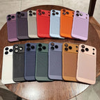 New Honeycomb Heat Dissipation Phone Case For iPhone 16 15 14 13 17 Pro Max Plus Cooling Breathable Solid Color Shockproof Cover