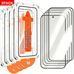 1-5PCS Dust Free Easy Installation Screen Protector For Samsung A57 5G A37 S26 S25 S24 Ultra A55 A56 A17 A16 A07 A06 A54 Glass