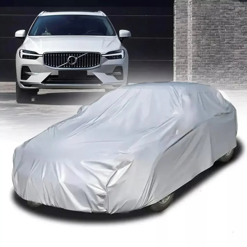 Universal Full Car Cover Portable Outdoor Waterproof UV Protection Anti-Scratch Resistant Car Clothing Auto Dust Cover Accessory Car Mobile World